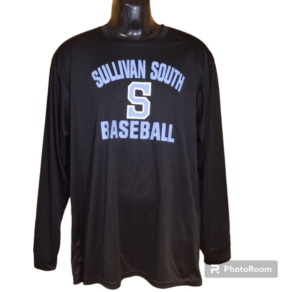 BSN Sports Sullivan South Baseball Shirt Black Sz XL